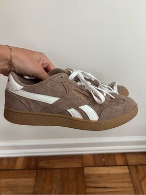 Reebok Brown Suede Sneakers
